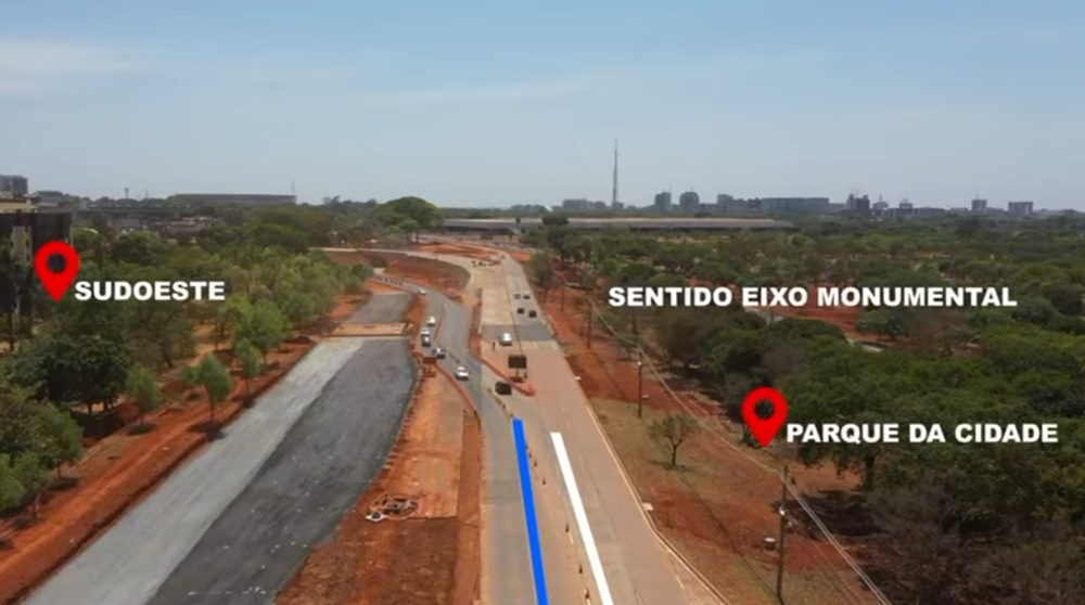 Trânsito na Epig: viaduto do SIG será liberado nesta terça (14)