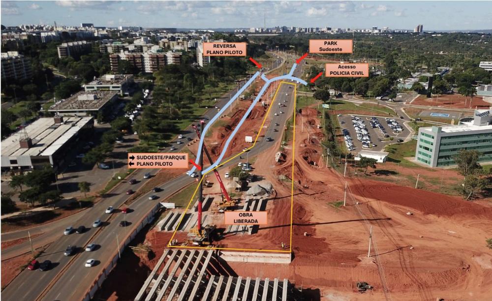 Para obras, novo desvio de trânsito será implantado na Epig a partir de quinta (5)
